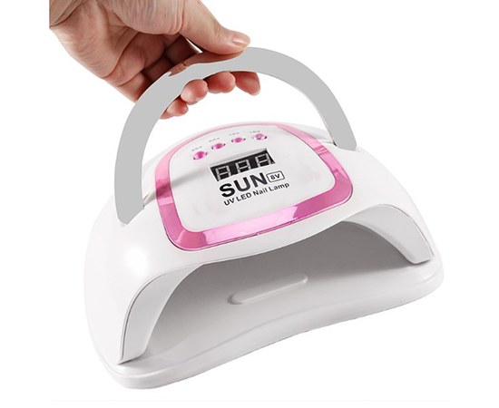Зображення 2 Лампа для нігтів та шеллаку SUN 8V UV+LED 168 Вт, Рожева