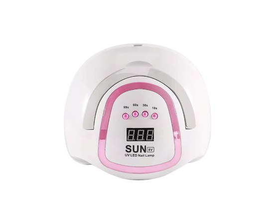 Зображення  Лампа для нігтів та шеллаку SUN 8V UV+LED 168 Вт, Рожева