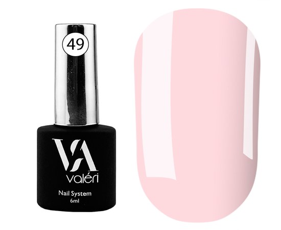 Изображение  Base for gel polish Valeri Color Base 6 ml, № 49, Volume (ml, g): 6, Color No.: 49