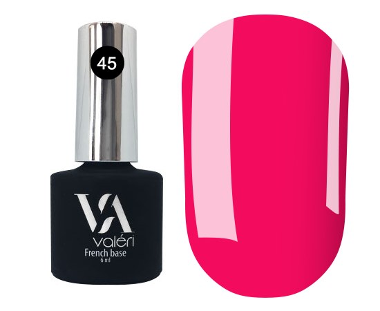 Изображение  Base for gel polish Valeri Neon Base 6 ml, № 45, Volume (ml, g): 6, Color No.: 45