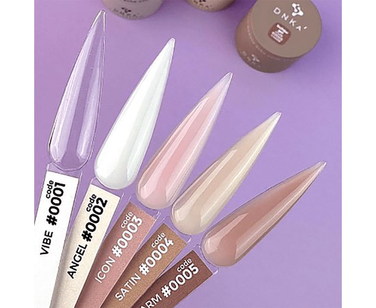 Изображение 2 Гель для ногтей DNKa Builder Gel №001 Vibe, 30 мл (BGD0001), Объем (мл, г): 30, Вариант: 0001