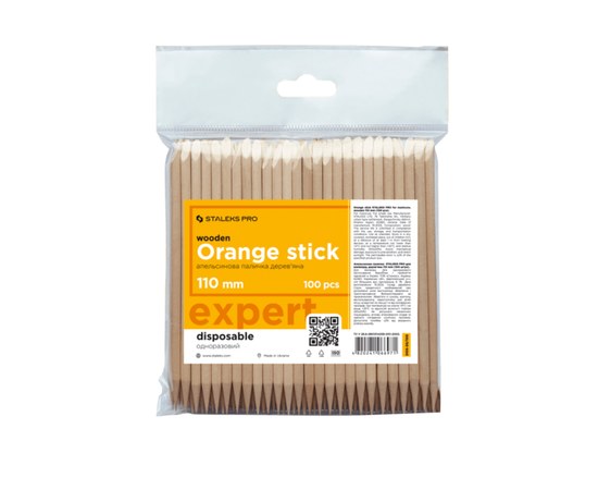 Изображение  Orange sticks 11 cm STALEKS PRO 100 pcs DOS-30/100