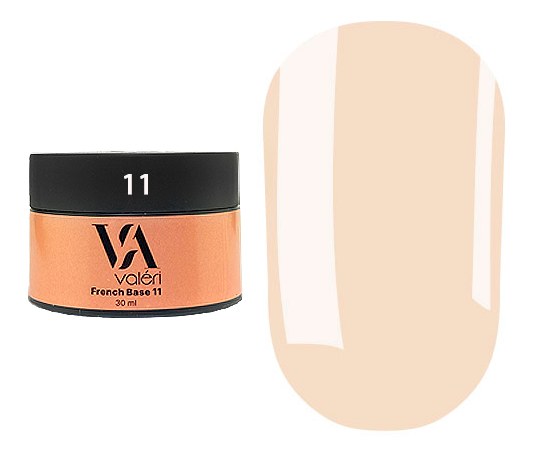 Изображение  Base for gel polish Valeri French Base 30 ml, № 11, Volume (ml, g): 30, Color No.: 11