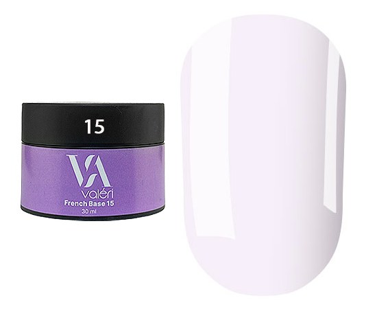 Изображение  Base for gel polish Valeri French Base 30 ml, № 15, Volume (ml, g): 30, Color No.: 15