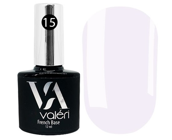 Изображение  База для гель лака Valeri French Base 12 мл, № 15, Объем (мл, г): 12, Цвет: 015