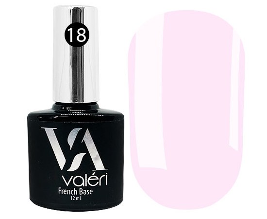 Изображение  Base for gel polish Valeri French Base 12 ml, № 18, Volume (ml, g): 12, Color No.: 18
