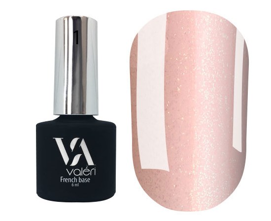 Изображение  Base for gel polish Valeri French Base 12 ml, № 01, Volume (ml, g): 12, Color: 1