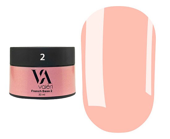 Изображение  Base for gel polish Valeri French Base 30 ml, № 02, Volume (ml, g): 30, Color No.: 2