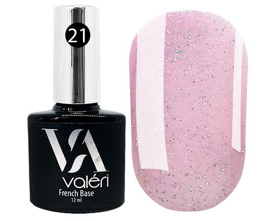 Изображение  Base for gel polish Valeri French Base 12 ml, № 21, Volume (ml, g): 12, Color No.: 21