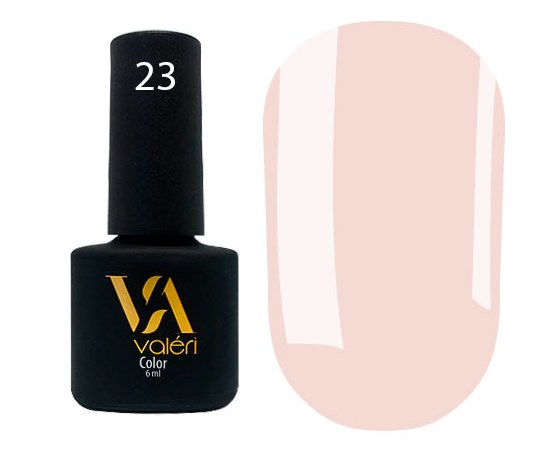 Изображение  Гель-лак Valeri Color 6 мл, № 23, Объем (мл, г): 6, Цвет: 023