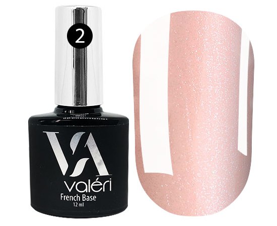 Изображение  Base for gel polish Valeri French Base 12 ml, № 02, Volume (ml, g): 12, Color No.: 2