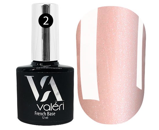 Изображение  Base for gel polish Valeri French Base 12 ml, № 02, Volume (ml, g): 12, Color: 2