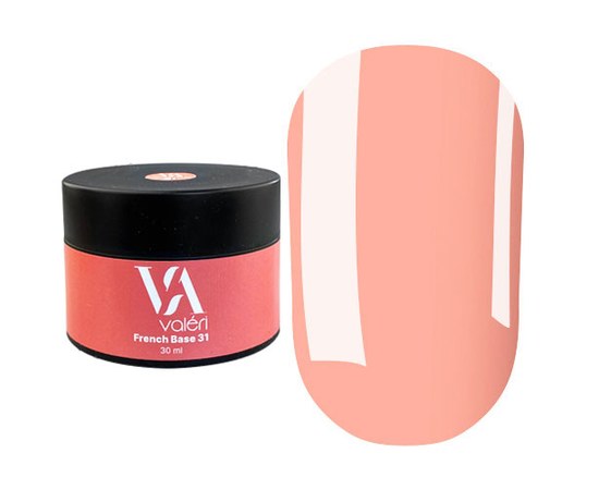 Изображение  Base for gel polish Valeri Color Base 30 ml, № 31, Volume (ml, g): 30, Color No.: 31