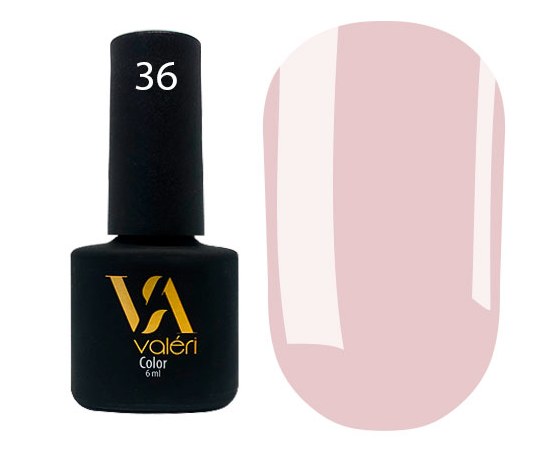 Изображение  Гель-лак Valeri Color 6 мл, № 36, Объем (мл, г): 6, Цвет: 036