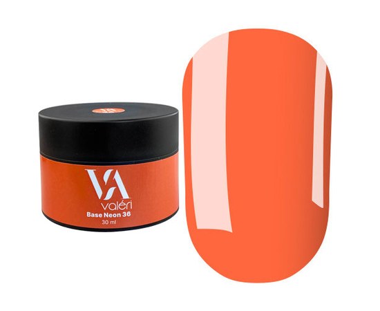 Изображение  Base for gel polish Valeri Neon Base 30 ml, № 36, Volume (ml, g): 30, Color No.: 36