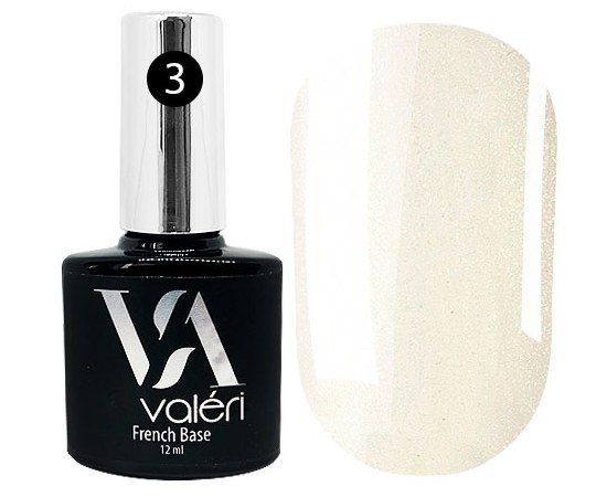 Изображение  Base for gel polish Valeri French Base 12 ml, № 03, Volume (ml, g): 12, Color No.: 3