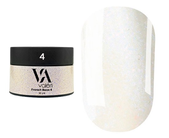 Изображение  Base for gel polish Valeri French Base 30 ml, № 04, Volume (ml, g): 30, Color No.: 4