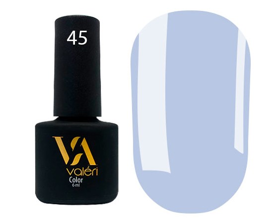 Изображение  Гель-лак Valeri Color 6 мл, № 45, Объем (мл, г): 6, Цвет №: 045