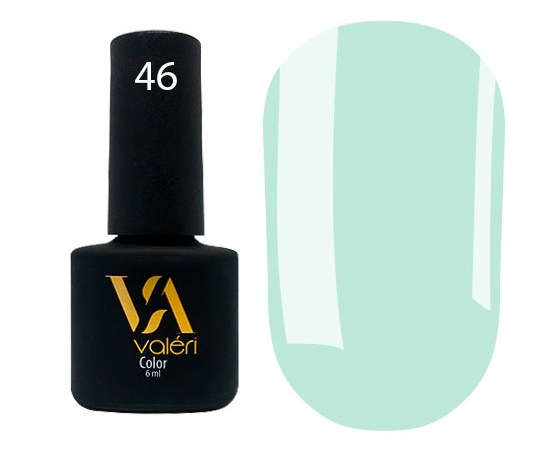 Изображение  Гель-лак Valeri Color 6 мл, № 46, Объем (мл, г): 6, Цвет: 046