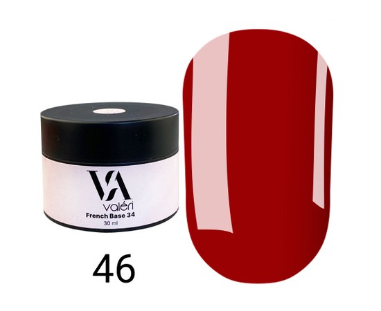 Изображение  База для гель лака Valeri Color Base 30 мл, № 46, Объем (мл, г): 30, Цвет №: 046