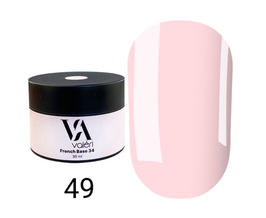 Изображение  Base for gel polish Valeri Color Base 30 ml, № 49, Volume (ml, g): 30, Color No.: 49