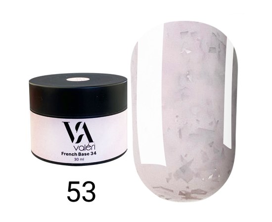 Изображение  Base for gel polish Valeri Patal Base 30 ml, № 53, Volume (ml, g): 30, Color No.: 53