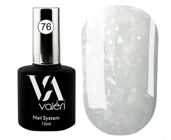 Изображение  Base for gel polish Valeri Flakes Base 12 ml, № 76, Volume (ml, g): 12, Color No.: 76