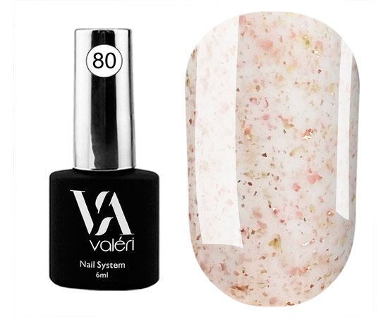 Изображение  Base for gel polish Valeri Shine Base 6 ml, № 80, Volume (ml, g): 6, Color: 80