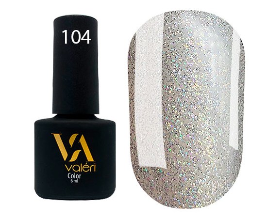 Изображение  Gel Polish Valeri Color 6 ml, № 104