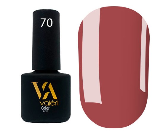 Изображение  Gel Polish Valeri Color 6 ml, № 70, Volume (ml, g): 6, Color No.: 70