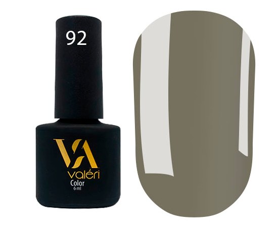 Изображение  Гель-лак Valeri Color 6 мл, № 92, Объем (мл, г): 6, Цвет: 092