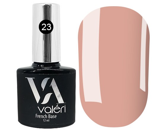 Изображение  Base for gel polish Valeri French Base 12 ml, № 23, Volume (ml, g): 12, Color No.: 23