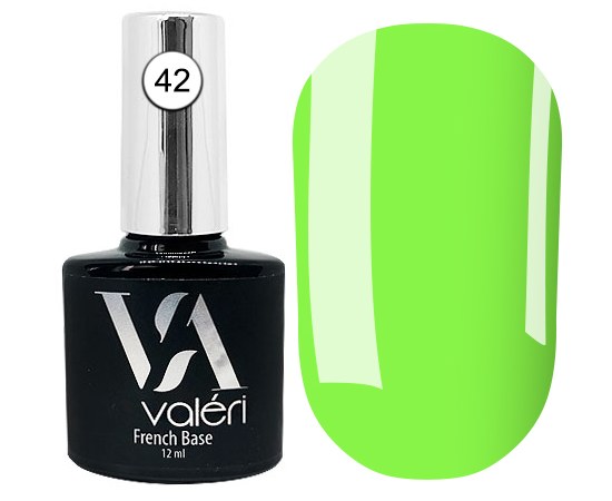Изображение  Base for gel polish Valeri Neon Base 12 ml, № 42, Volume (ml, g): 12, Color No.: 42