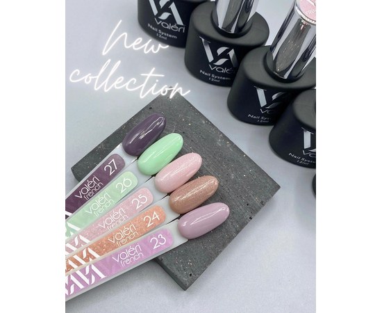 Изображение 2 База для гель лака Valeri Color Base 6 мл, № 27, Объем (мл, г): 6, Вариант: 027