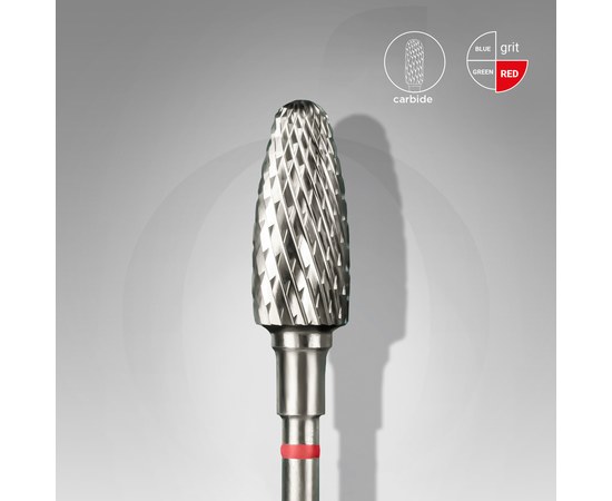 Изображение  Carbide milling cutter STALEKS PRO corn red diameter 6 mm / working part 14 mm