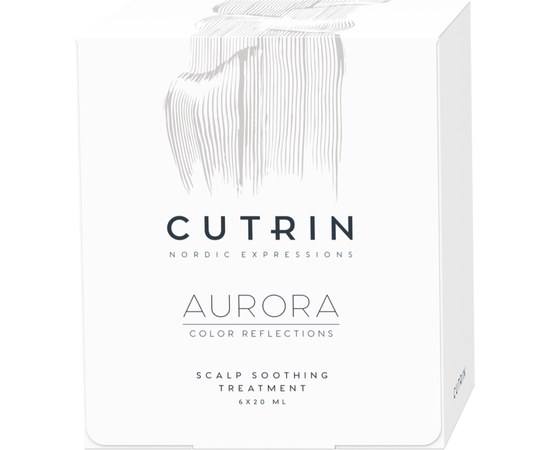 Изображение  Успокаивающая эмульсия для кожи головы CUTRIN Aurora Scalp Soothing Treatment, 6x20 мл