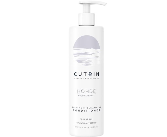 Изображение  Платиновый очищающий кондиционер CUTRIN HOHDE Platinum Cleans Conditioner, 400 мл