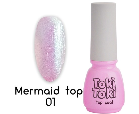 Изображение  Top without sticky layer Toki-Toki Mermaid Top 01, 5 ml, Volume (ml, g): 5, Color No.: 1