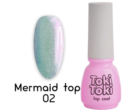 Изображение  Top without sticky layer Toki-Toki Mermaid Top 02, 5 ml, Volume (ml, g): 5, Color No.: 2