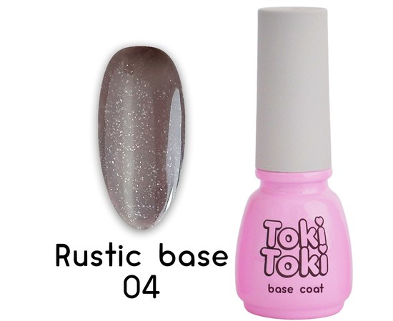Изображение  Base for gel polish Toki-Toki Rustic Base RB04, 5 ml, Volume (ml, g): 5, Color No.: 4