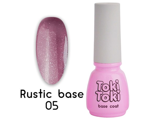 Изображение  Base for gel polish Toki-Toki Rustic Base RB05, 5 ml, Volume (ml, g): 5, Color No.: 5
