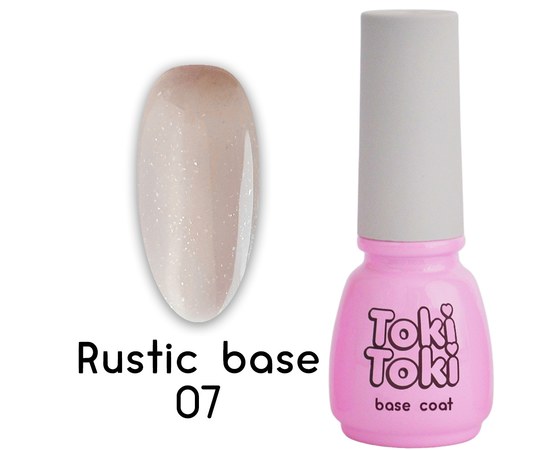 Изображение  Base for gel polish Toki-Toki Rustic Base RB07, 5 ml, Volume (ml, g): 5, Color No.: 7