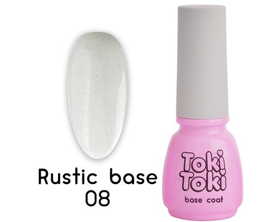 Изображение  Base for gel polish Toki-Toki Rustic Base RB08, 5 ml, Volume (ml, g): 5, Color No.: 8