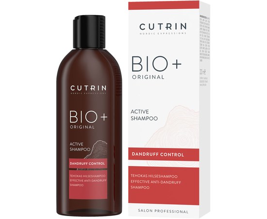 Изображение  Активный шампунь против перхоти CUTRIN BIO+ Active Anti-Dandruff Shampoo, 250 мл