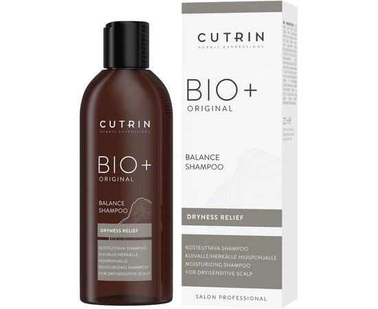 Изображение  Balance shampoo CUTRIN BIO+ Balance Shampoo Dryness Relief 1, 200 ml