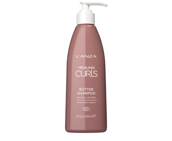 Изображение  Шампунь для вьющихся волос Lanza Curls Butter Shampoo, 236 мл