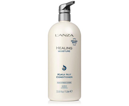 Зображення  Зволожуючий кондиціонер з маслом горіха Кукуі LʼANZA Healing Moisture Kukui Nut Conditioner, 1000 мл