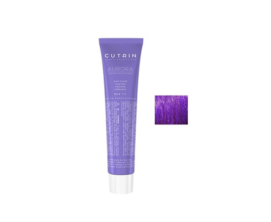 Зображення  Фарба-підсилювач кольору для волосся CUTRIN AURORA Color Reflection Mixer (0.56 Add Some Violet - додає фіолетовий), 60 мл