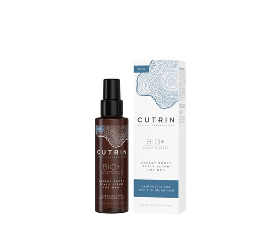 Изображение  Strengthening serum for scalp for men CUTRIN BIO+ Energy Boost Scalp Serum For, 100 ml
