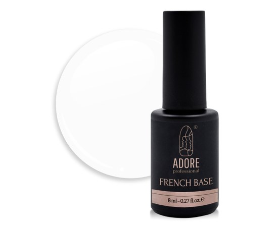 Изображение  Camouflage base for nails ADORE FRENCH BASE 8ml, No. 17, Volume (ml, g): 8, Color No.: 17